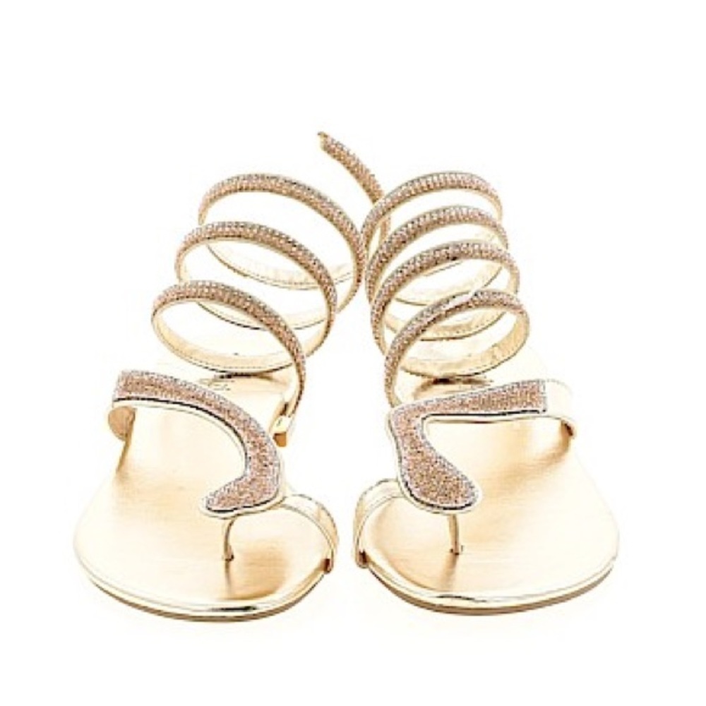 Fun Gold Sandals - Picture 2 of 2